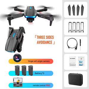 Best-Selling Drone E99 Folding Drones Con Cámara Professional HD Dual Aerial Photography Four-Axis Flight Remote Control Drones