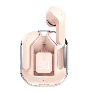 Original Wireless Bluetooth Earphone Transparent HIFI Headphones LED Power Digital Display Stereo Sound Earphones for Xiaomi
