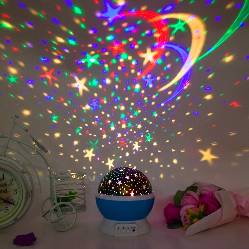 Rotate Romantic Sky Projector Night Light for Bedroom