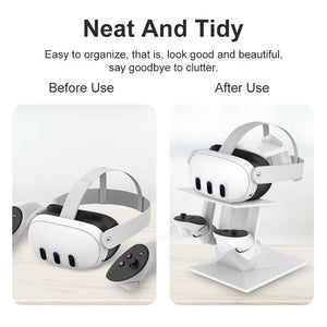 Controller Charging Station for Desktop Stable Virtual Reality Display Stand VR Headsets Charging Dock VR Accessory