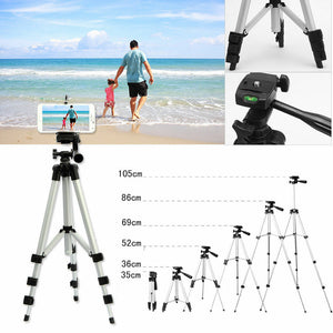 Professional Camera Tripod Stand Holder Mount for Cell Phone, Portable Tripod, Mobile Phone Live Stream Holder, Camera Tripod