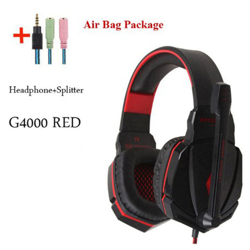 Wired Gaming Headset Sound Deep Bass