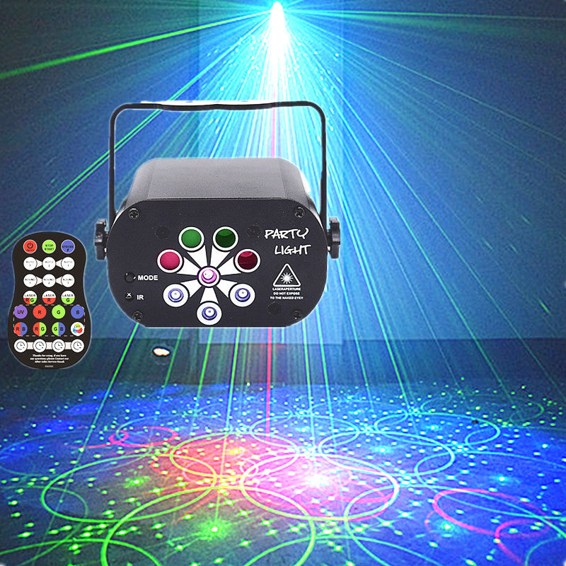 New LED Stage Projector Disco Lamp With Voice