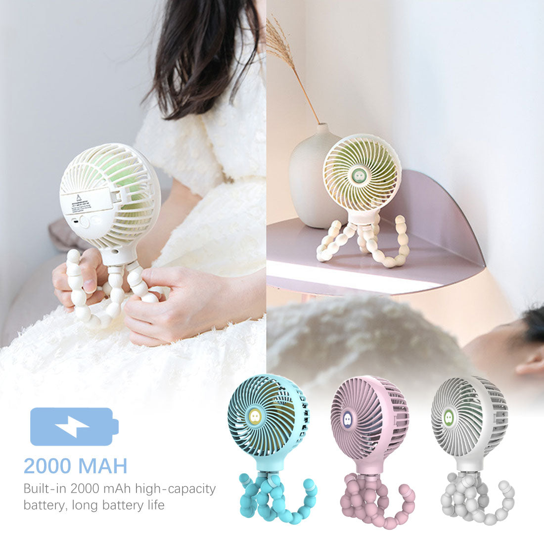 Octopus Deformed Folding Fan