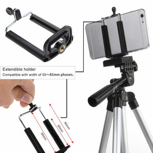 Professional Camera Tripod Stand Holder Mount for Cell Phone, Portable Tripod, Mobile Phone Live Stream Holder, Camera Tripod