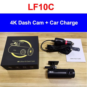 LF10 Front 4K Dashcam Loop Recording 3840*2160P Auto Overwriting Car Video Recorders Time Overprint Video Playback Dash Cams DVR