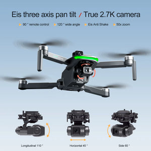 Easy Smart Toy Drones 2.7K Professional HD Cheap Drones Mini Drone Rc Flight Fishing Hand Control