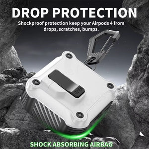 Security Lock Cover for Airpods 4Th Gen (2024) Case for Airpods 4 with Active Noise 2024 New Case Shockproof Cover Airpod4 Funda