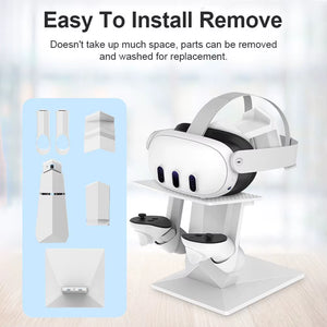 Controller Charging Station for Desktop Stable Virtual Reality Display Stand VR Headsets Charging Dock VR Accessory