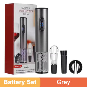 Electric Wine Bottle Opener Automatic Wine Opener Rechargeable Electric Corkscrew with Foil Cutter for Party Bar Wine Lover Gift