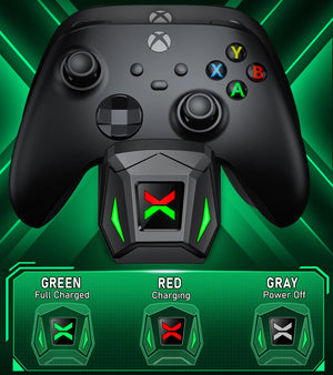 Charging Dock Station for Xbox One/Xbox One X/Xbox One S Controller Charger for Xbox Series X/Xbox Seires S with 2Pcs Batteries