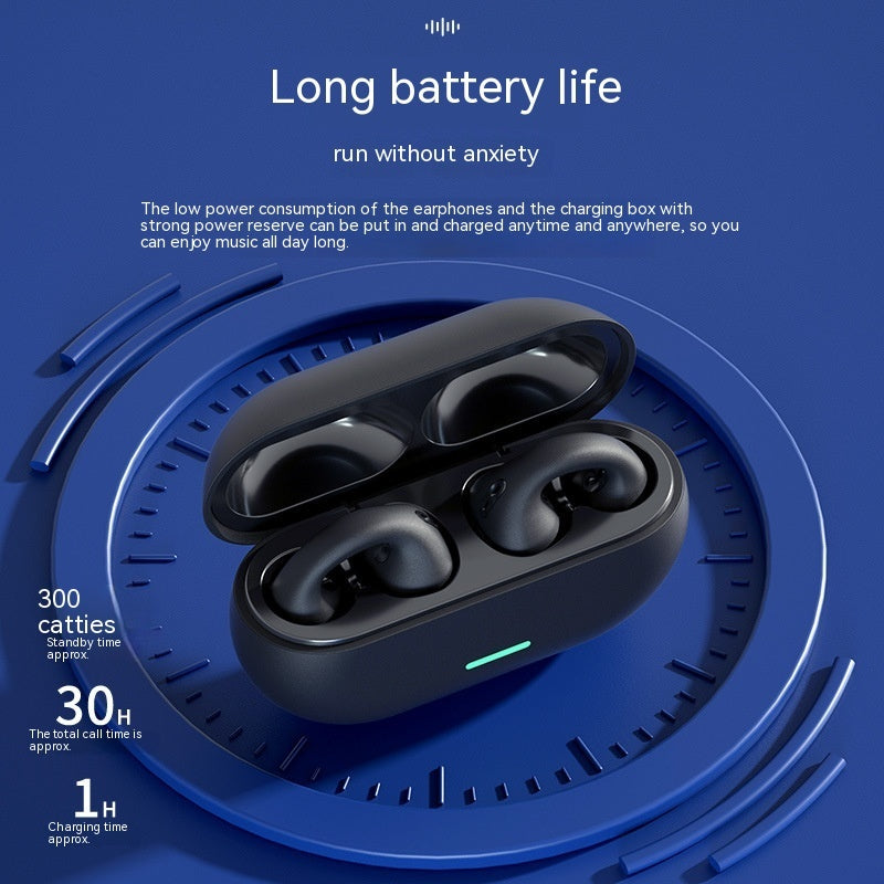 Wireless Ear Clip Bluetooth Headset