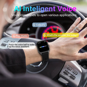 New Smart Watch 2.01 Inch Smart Watch Bluetooth Call Men Women IP68 Waterproof Sports Fitness Smart Watch