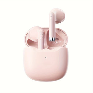 True Wireless Earbuds Purple in Ear Headphone with Charging Case Wireless Earbud Earbuds with Microphone for Work
