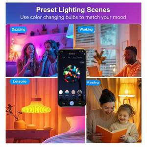 Tuya Smart LED Light Bulbs 220V 110V 15W 20W Bluetooth/Wifi E27 Alexa LED Lamp RGB Smart Life APP Google Assisatnt Voice Control