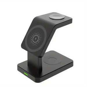 3 in 1 Magnetic Wireless Charger Stand for Iphone 15 14 13 12 Pro Max Apple Watch 1-8 Airpods Macsafe Fast Charging Station Dock
