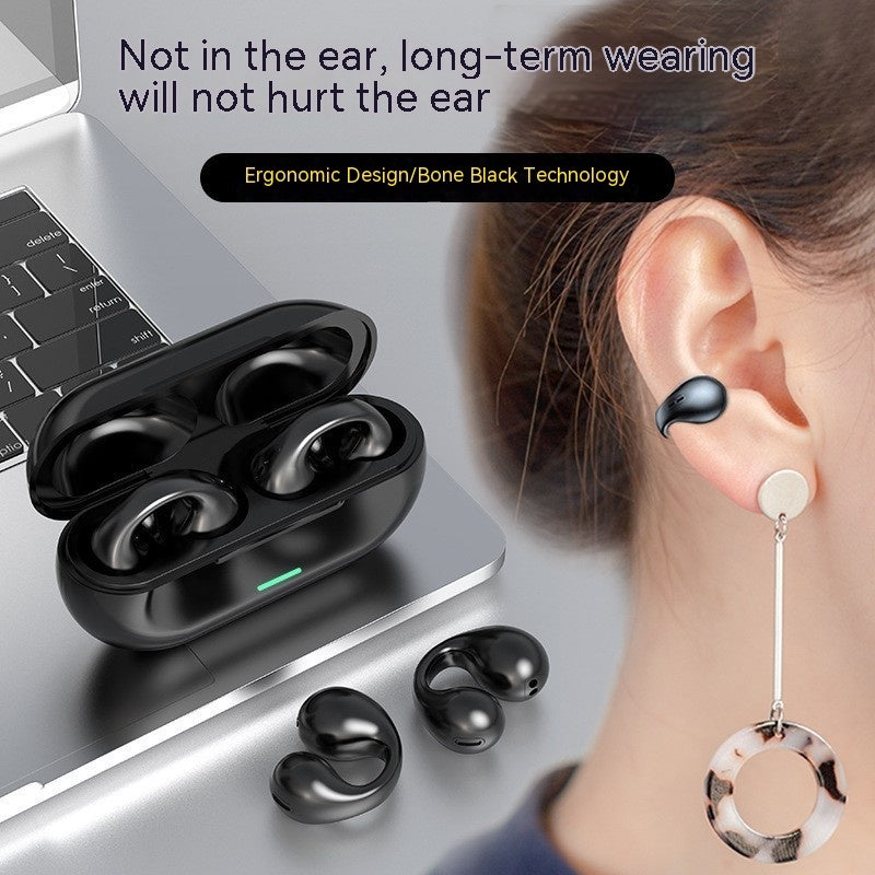Wireless Ear Clip Bluetooth Headset