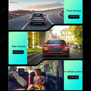 AHD 1080P Front Side Rear View Camera Night Vision 170° Golden Fisheye Lens Car Reverse Backup Cam for  Dash Cam