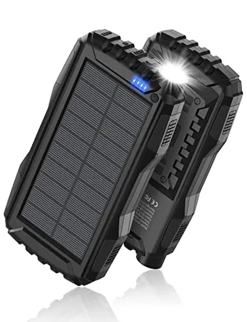 Portable Power Bank for Outdoor Activities Solar Charger, Power Bank, Portable Charger Power Bank External Battery Pack 5V3.1A Q