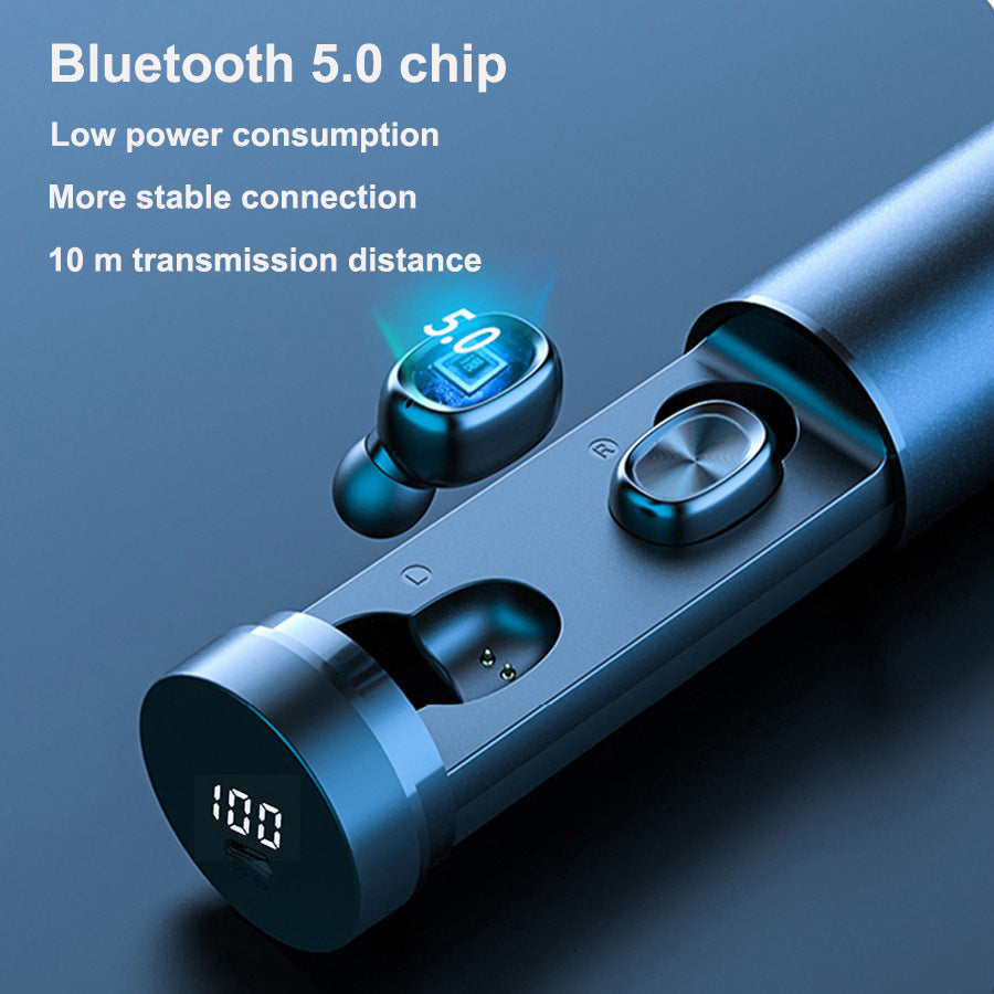 Bluetooth 5.0 Wireless 8D HIFI Sport Earbuds Headset