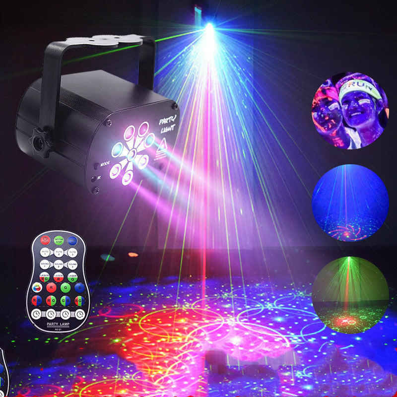 New LED Stage Projector Disco Lamp With Voice