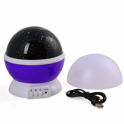 Rotate Romantic Sky Projector Night Light for Bedroom