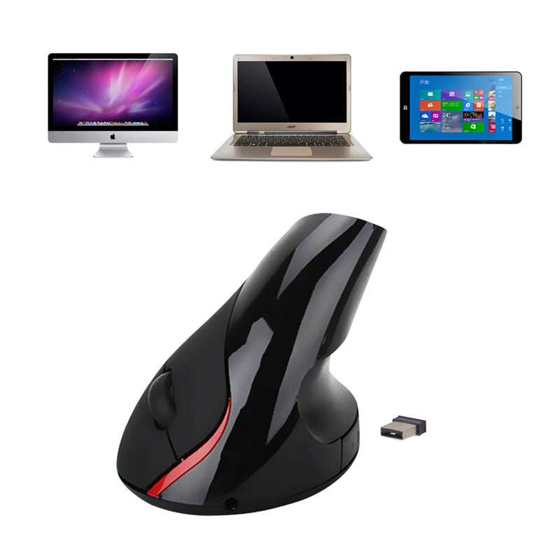 Wireless Vertical Ergonomic Grip Mouse