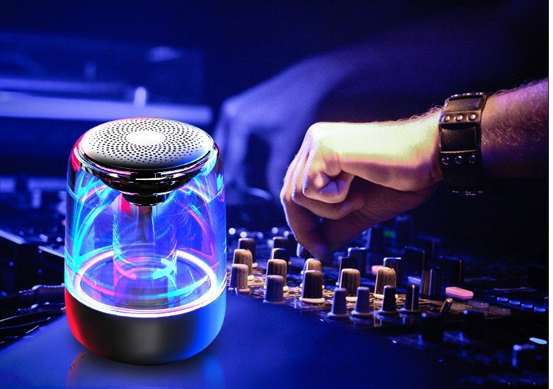 Bluetooth Column Wireless Speaker with LED Light