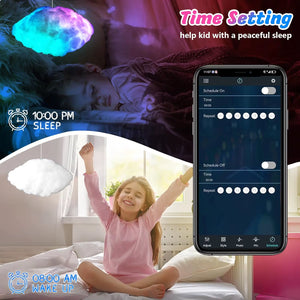 Led Cloud Night Lights for Bedroom,Creative Cloud Lighting Kit Music Sync with APP Control Lamp for Room Home Party Decoration