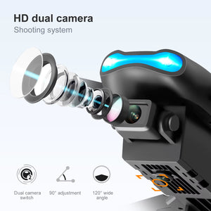 Best-Selling Drone E99 Folding Drones Con Cámara Professional HD Dual Aerial Photography Four-Axis Flight Remote Control Drones