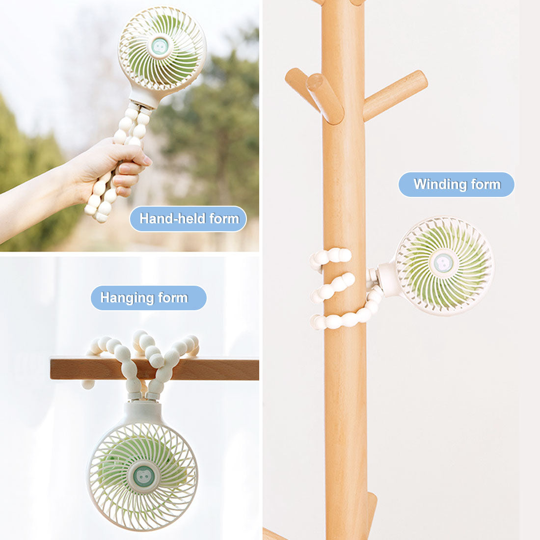 Octopus Deformed Folding Fan