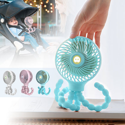 Octopus Deformed Folding Fan