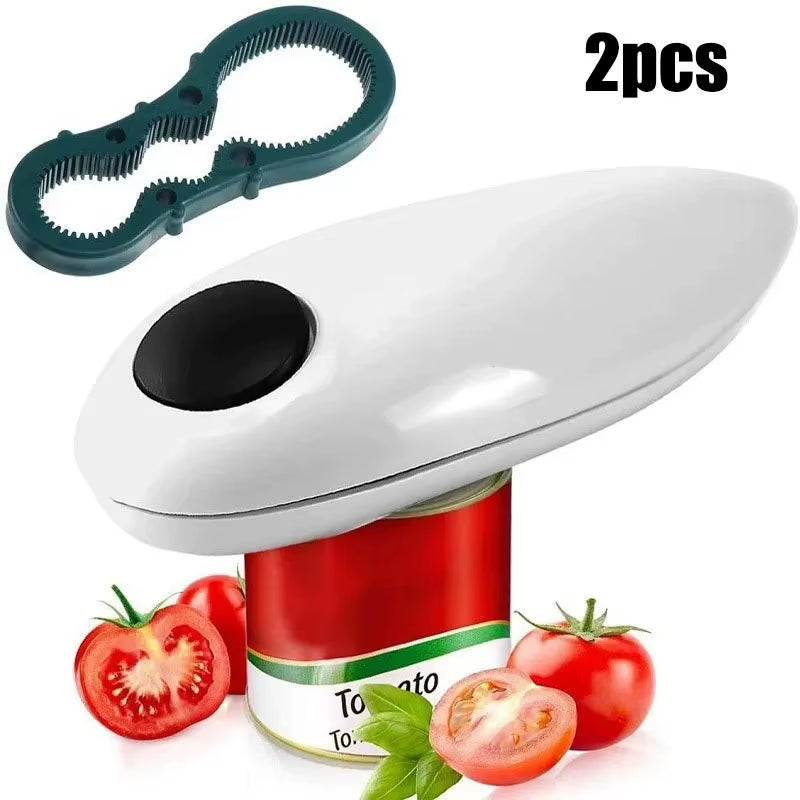 One Touch Can Opener Electric Can Opener Electric Can Opener Automatic Jar Bottle Machine Portable Kitchen Opening Opener Tool