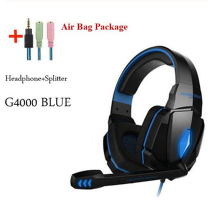 Wired Gaming Headset Sound Deep Bass 