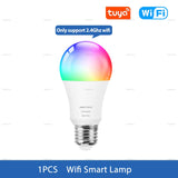 Tuya Smart LED Light Bulbs 220V 110V 15W 20W Bluetooth/Wifi E27 Alexa LED Lamp RGB Smart Life APP Google Assisatnt Voice Control
