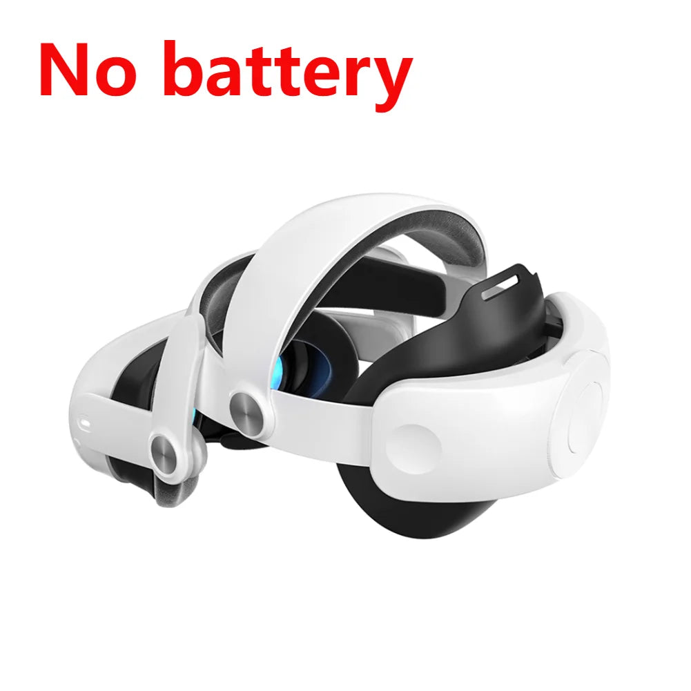 10000Mah Comfort Head Strap  VR Headsets Adjustable VR/AR Straps Facial Stress Reducing Elite Strap Replacement