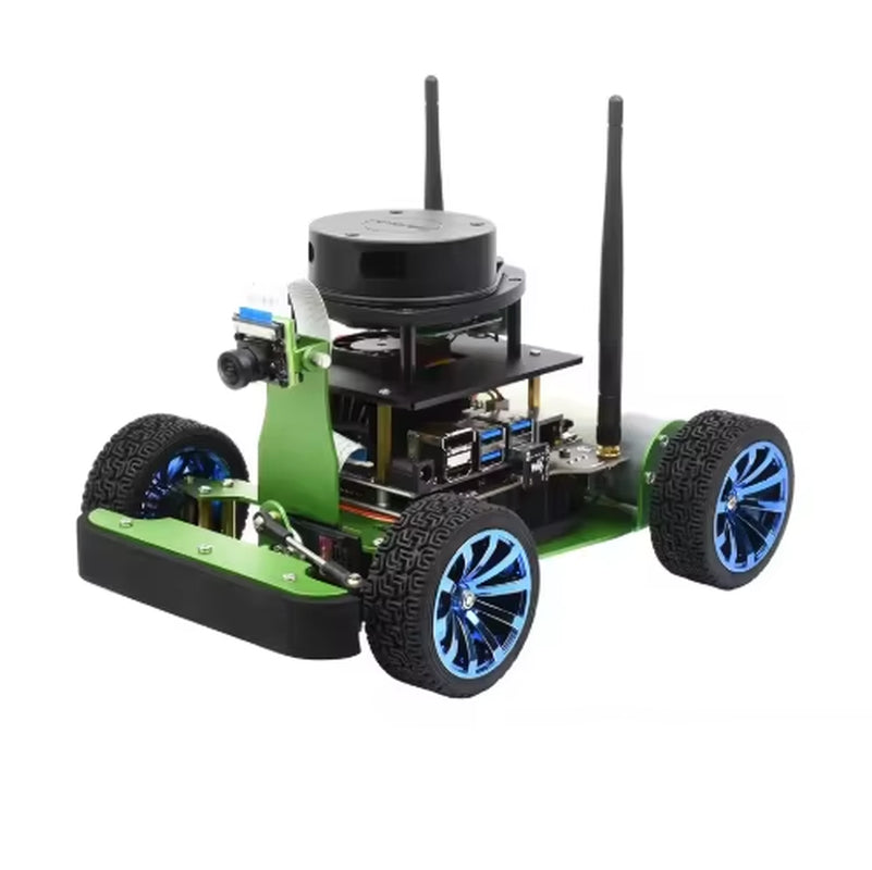 Jetracer ROS AI Kit Dual Controllers AI Robot Lidar Mapping Operated Robot Donkeycar Intelligence Toy Jetson Nano AI RC Car Race