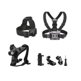 All-In-One Action Camera Accessories Kit Head Strap Chest Strap Mount Adjustable for Gopro Hero Phone Osmo SJCAM AKASO Insta360