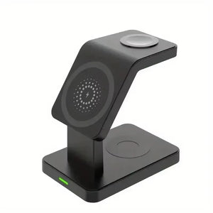 3 in 1 Magnetic Wireless Charger Stand for Iphone 15 14 13 12 Pro Max Apple Watch 1-8 Airpods Macsafe Fast Charging Station Dock