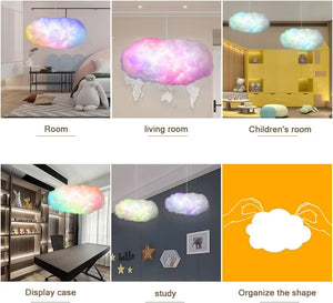 Led Cloud Night Lights for Bedroom,Creative Cloud Lighting Kit Music Sync with APP Control Lamp for Room Home Party Decoration