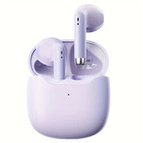 True Wireless Earbuds Purple in Ear Headphone with Charging Case Wireless Earbud Earbuds with Microphone for Work