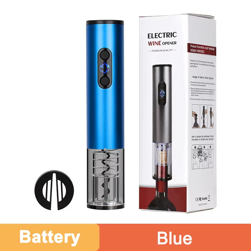 Electric Wine Bottle Opener Automatic Wine Opener Rechargeable Electric Corkscrew with Foil Cutter for Party Bar Wine Lover Gift