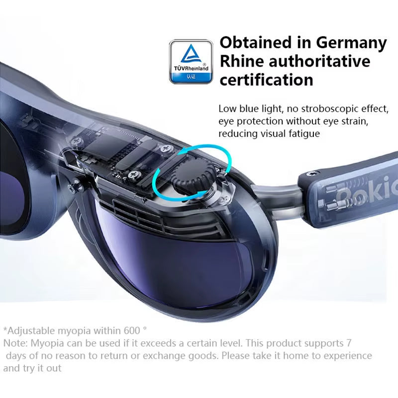 Metaverse Rokid Max Ar Smart Glasses 4K Video Vr / Ar Glasses & Devices Augmented Reality Rokid Ar Glasses for Phone