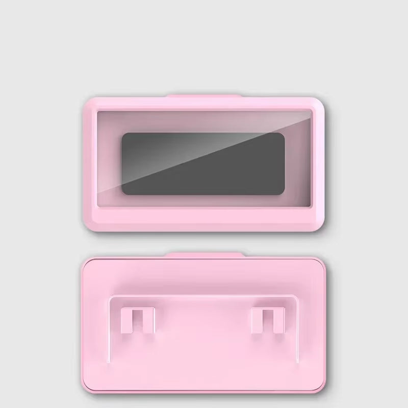 Wall Mounted Waterproof Phone Holder Cell Phone Storage Box Can Touched Shower Smartphone for Iphone 16 15 Samusng Xiaomi Stand