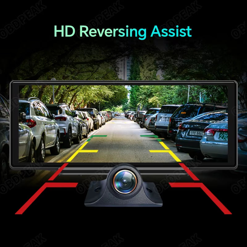 AHD 1080P Front Side Rear View Camera Night Vision 170° Golden Fisheye Lens Car Reverse Backup Cam for  Dash Cam