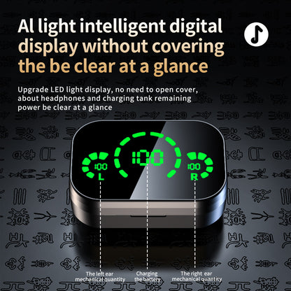  Bluetooth Earbuds with Smart Display