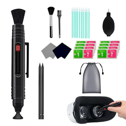 27 Pcs Portable Multifunctional VR Lens Cleaning Pen Kit for Dust Cleaner Brush Air Dust Blower for Drone AR VR Accessories