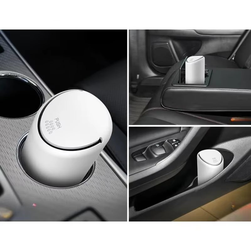 1PC Auto Car Garbage Can Car Trash Can Silicone Garbage Dust Case Holder Rubbish Bin Auto Organizer Storage Box Car Accesories