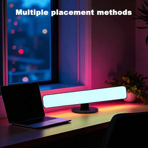 RGB Pickup Light Music Rhythm Lights Upgraded USB Rechargeable Model Christmas Decoration Desktop RGB Light Bar Music Rhythm