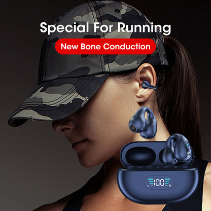 Bone Conduction Bluetooth 5.3 Sports Wireless Earbuds X ProsBone Cond